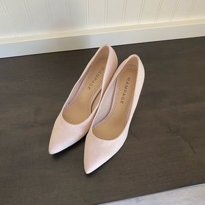 Blush Block Heels